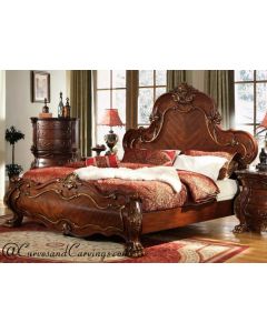 Curves & Carvings Signature Collection Bed - BED0090