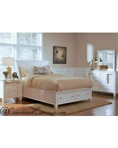 Curves & Carvings Bedroom Set- BED0202