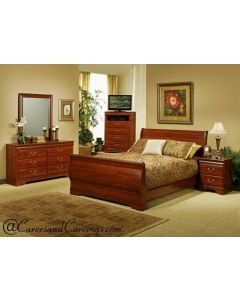 Curves & Carvings Bedroom Set- BED0208
