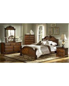 Curves & Carvings Bedroom Set- BED0223