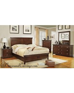 Curves & Carvings Bedroom Set- BED0230
