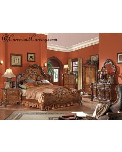 Curves & Carvings Bedroom Set- BED0259