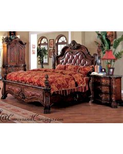 Curves & Carvings Signature Collection Bed - BED0104