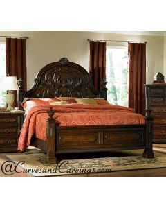 Curves & Carvings Signature Collection Bed - BED0106