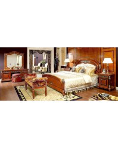 Curves & Carvings Classic Colonial Bangalore Bed - C&C BED0408