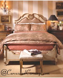 Curves & Carvings Vintage Victorian Collection Bed - C&C BED0011