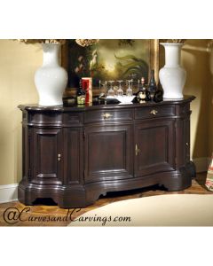 Curves & Carvings Classic Colonial Chest of Drawers - C&C CAB0073