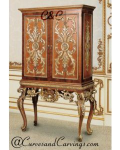 Curves & Carvings Classic Italian Chest of Drawers - C&C CAB0105