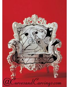 Curves & Carvings Premium Collection Chair - C&C CHAIR0040