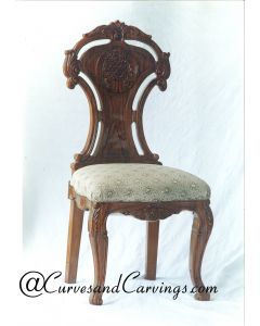 Curves & Carvings Premium Collection Chair - C&C CHAIR0054