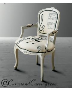 Curves & Carvings Premium Collection Chair - C&C CHAIR0058