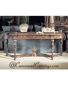 Curves & Carvings Classic Italian Console Table - C&C CON0025