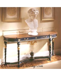 Curves & Carvings Classic Collection Console Table - C&C CON0077