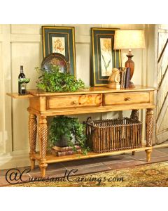 Curves & Carvings Premium Collection Console Table - C&C CON0090