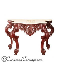 Curves & Carvings Royal Classic Antique Console Table - C&C CON0093