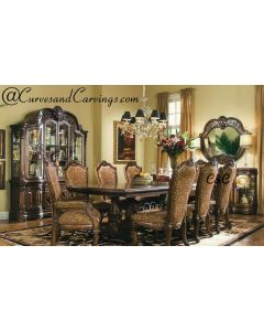 Curves & Carvings Traditional Classic Dubai Dining Table - C&C DTC0062