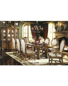 Curves & Carvings Classic Riyadh Dining Table - C&C DTC0063