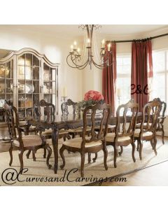 Curves & Carvings Royal Classic Vijaywada Dining Table - C&C DTC0086