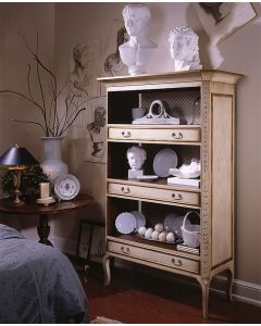 Curves & Carvings Victorian Classic Crockery Display Cabinet - C&C DU0050