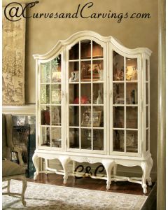 Curves & Carvings Victorian White Display Unit - C&C DU0085