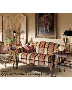 Curves & Carvings Neo-Classic Bangalore Sofa - C&C SOF0008