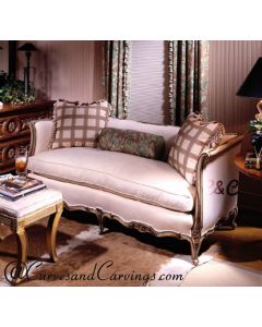 Curves & Carvings Victorian Classic Italian Sofa - C&C SOF0012