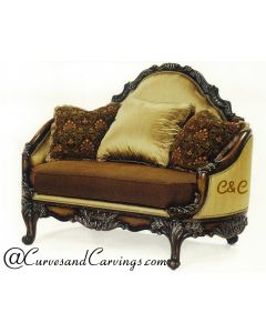 Curves & Carvings Traditional Classic Indian Sofa - C&C SOF0017
