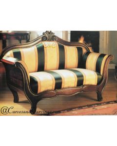 Curves & Carvings Classic Indian Vintage Sofa - C&C SOF0041