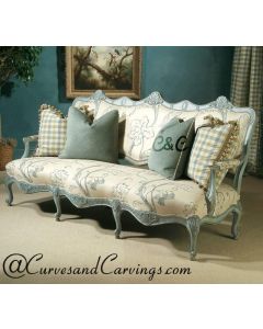 Curves & Carvings French Classic Dubai Sofa - C&C SOF0101