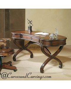 Curves & Carvings Signature Classic Italian Office Table - C&C STUDY0019
