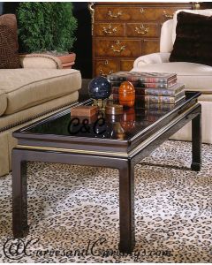 Curves & Carvings Royal Black Center Table - C&C TAB0007