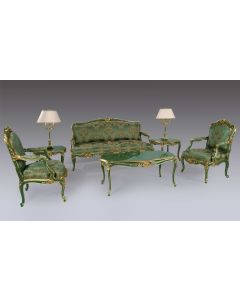 Curves & Carvings Chandigarh Classic Style French Carving Sofa - C&C SOF0116