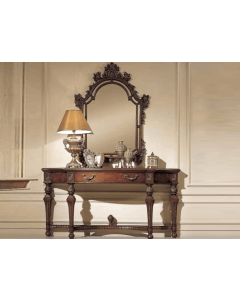 Curves and Carvings Colonial French Console 0129