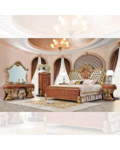 Curves & Carvings Bedroom Set- BED0258