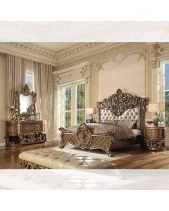 Curves & Carvings Bedroom Set- BED0258