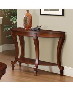 Curves and Carvings Teak Wood Victorian Classic Console 0137