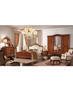 Curves & Carvings Bedroom Set- BED0205