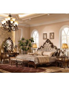 Curves & Carvings Bedroom Set- BED0205