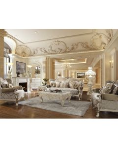 Curves & Carvings Signature Chennai Sofa Set - C&C SOF0102