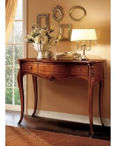 Curves and Carvings Classic Teak wood Console 0126