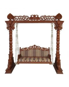 Curves and Carvings Royal Classic Wooden Swing 0003