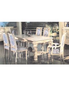 Curves & Carvings Classic Royal Victorian Dining Table - C&C DTC0066