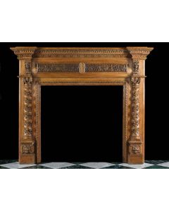 Curves & Carvings Classic Heritage Fireplace - C&C FP0001