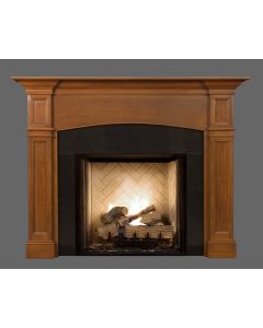Curves & Carvings Colonial Heritage Fireplace - C&C FP0003