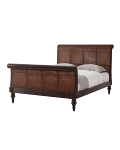 Curves & Carvings French Rattan Classic Mumbai Bed - C&C BED0199