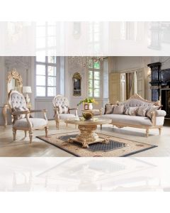 Curves & Carvings Golden Classic Nagpur Sofa - C&C SOF0125