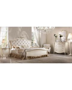 Curves & Carvings Italian Luxury Collection Bandra Bed - C&C Bedroom Set 0180