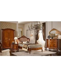 Curves & Carvings Italian Teak Wood Chennai Royal Bed- C&C BED0163