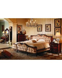 Curves & Carvings London Classic Carved Bed - C&C BED0156