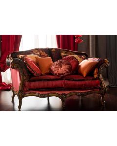 Curves & Carvings Classic Teak Wood Chandigarh Sofa - C&C SOF0538
